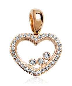 Exclusive | Serce happy diamonds z brylancikami dookoła