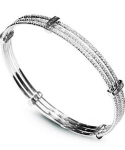 Exclusive | Piękna brylantowa bransoletka z 18k złota - DDB0436