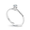 Piękny pierścionek zaręczynowy z diamentem 0.15ct