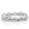 Exclusive | Wysadzana brylantami bransoleta łańcuch 18k - DDB0805