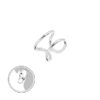 Srebrny mankiet do ucha | 3 kolory