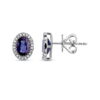 Exclusive | Owalne kolczyki z szafirami i diamentami – KBD6000S