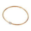bransoletka bangle złoto 333 z cyrkoniami