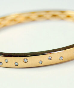 Exclusive | Bransoletka sztywna BANGLE z brylantami 750 - DDB0345 - Obrázek 6