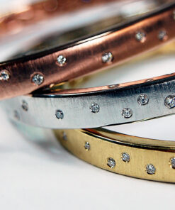 Exclusive | Bransoletka sztywna BANGLE z brylantami 750 - DDB0345 - Obrázek 7