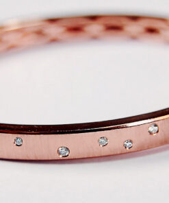 Exclusive | Bransoletka sztywna BANGLE z brylantami 750 - DDB0345 - Obrázek 5