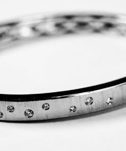 Exclusive | Bransoletka sztywna BANGLE z brylantami 750 - DDB0345 - Obrázek 3