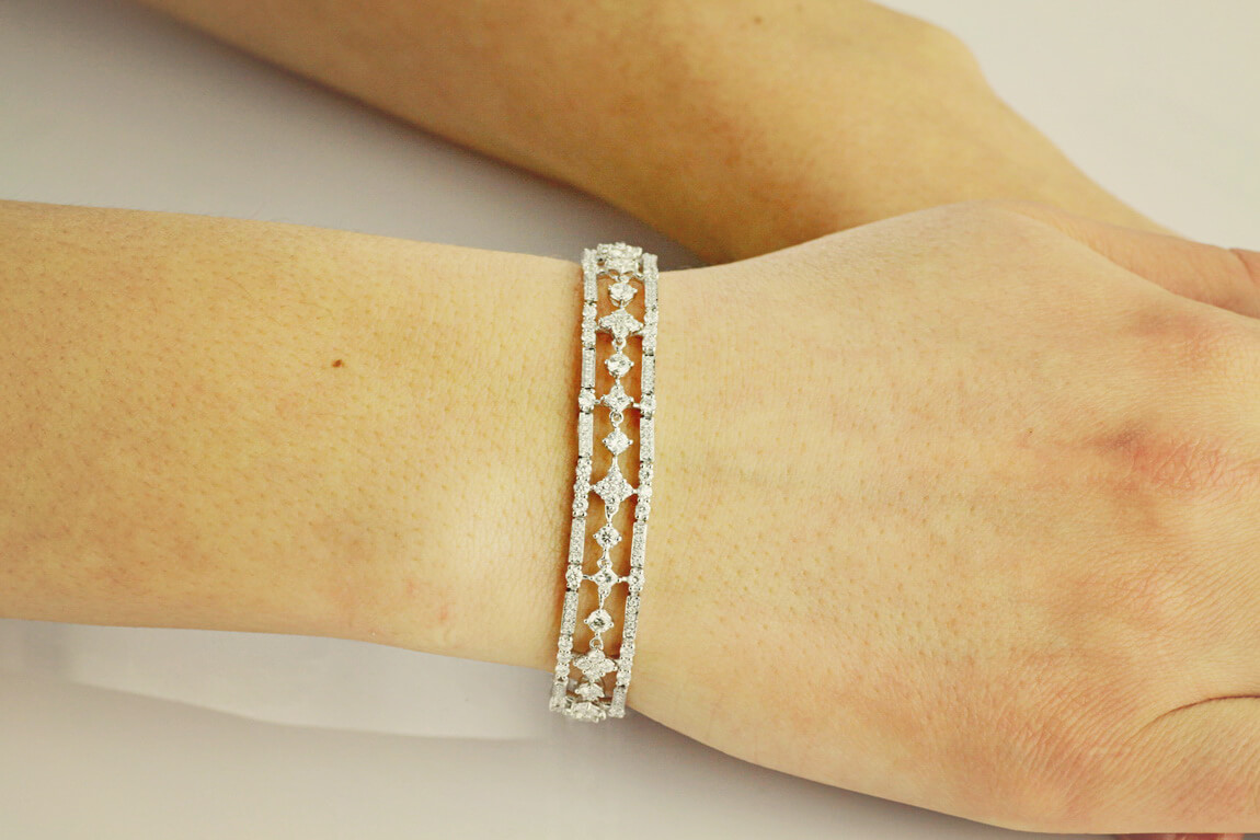 Exclusive | Bransoletka z brylantami princessa - DDB0716 - Obrázek 2