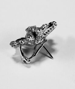 Exclusive | Brylantowe niezwykłe kolczyki kwiaty na klips - KBD1787 – Bild 5