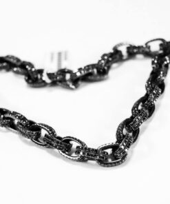 Exclusive | Czarne złoto i czarne diamenty - naszyjnik unisex - obrazek 3