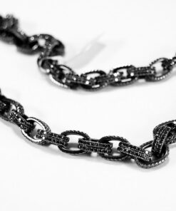 Exclusive | Czarne złoto i czarne diamenty - naszyjnik unisex - obrazek 6