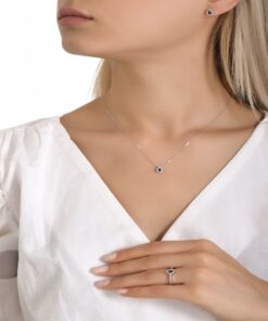 Exclusive | kolczyki łezki z szafirami i diamentami w 18-karatowym złocie - obrazek 5