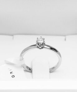 Piękny pierścionek zaręczynowy z diamentem 0.15ct – Bild 3