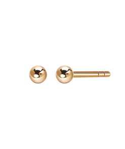 Złote kolczyki kuleczki 4mm  585  KZC6304
