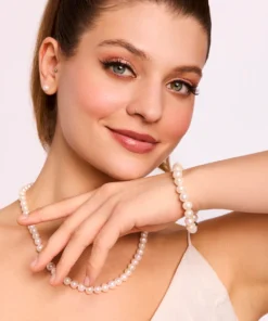 Perły naturalne ze srebrem 10mm - BSN6061 - Obrázek 3