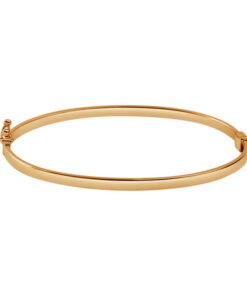 Złota bransoletka 585 wąska typu bangle - BZC6671