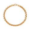 Złota bransoletka łańcuchowa unisex - 333 - BXX6691