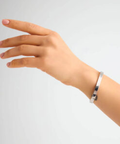 Srebrna bransoletka sztywna bangle - BSC6468 - Obrázek 3