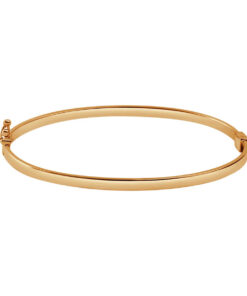 Złota bransoletka 585 wąska typu bangle - BZC6671 - Image 4