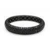Exclusive | Bransoleta typu BANGLE z czarnego złota z czarnymi diamentami