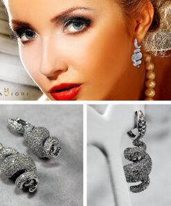 Exclusive | Brylantowe spiralne kolczyki - obrazek 3