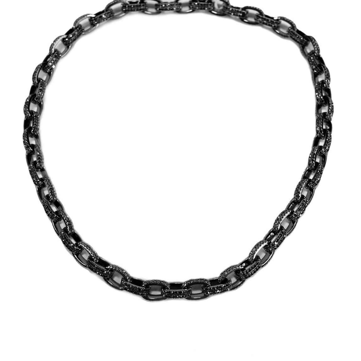 Exclusive | Czarne złoto i czarne diamenty - naszyjnik unisex - obrazek 8
