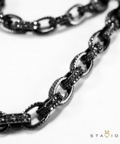 Alternatywny widok Exclusive | Czarne złoto i czarne diamenty - naszyjnik unisex