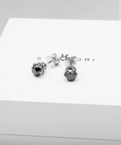 Exclusive | Piękne kolczyki z czarnymi diamentami 2,80ct w 18K białym złocie - Image 8