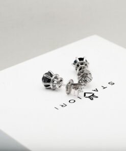 Exclusive | Piękne kolczyki z czarnymi diamentami 2,80ct w 18K białym złocie - Image 11