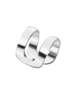 Srebrny mankiet do ucha - KSM6386