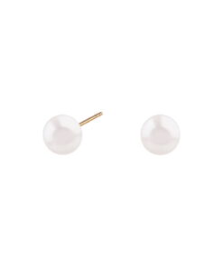 Złote kolczyki z naturalnymi perłami 6-6,5mm – Bild 5