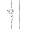 Srebrny łańcuszek kostka srebro rodowane 925 | 45cm