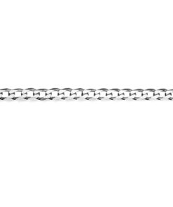 Srebrny łańcuszek pancerka unisex LSX6032 | 3mm - Obrázek 4