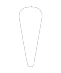 Srebrny łańcuszek pancerka unisex LSX6032 | 3mm - Obrázek 6