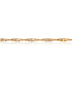 Złoty łańcuszek SINGAPUR 333 1,1mm 38/40/42/45/50 cm