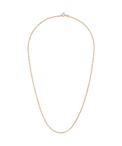 Alternativní pohled na Złoty łańcuszek 333 splot typu pancerka (curb chain) 50cm