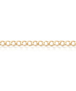Złoty łańcuszek PANCERKA 2,1mm 333 45/50/60 cm