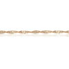 Łańcuszek splot SINGAPUR żółte złoto 0,333 2,2mm 50cm