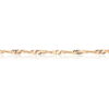 Złoty łańcuszek SINGAPUR 1,5mm 333 42/45/50 cm