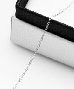 Złoty delikatny łańcuszek z regulacja długości 40/43cm - obrazek 9