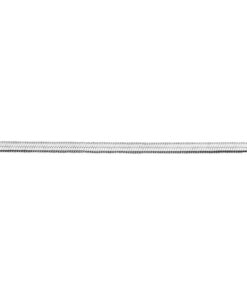 Srebrny naszyjnik płaski elegancki - obrazek 5