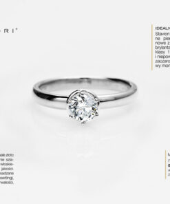 Alternatywny widok Exclusive | cudowny zaręczynowy pierścionek 0,50ct w 18-karatowym złocie