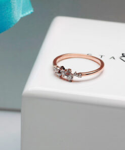 Staviori® Must Have | pierścionek zaręczynowy różowe złoto z diamentami - obrazek 10