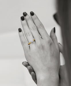 Exclusive | pierścionek zaręczynowy idealny - 0,50ct w złocie 750 - obrazek 10