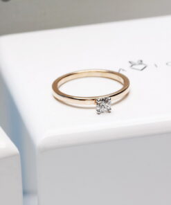 Staviori® Must Have | idealny pierścionek zaręczynowy złoto 585 koszyczek i brylant 0,20ct - Image 16