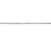 Srebrny łańcuszek KORD 1,5mm 45/50/55/60/70 cm