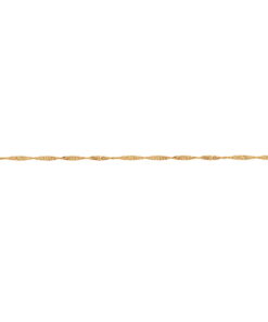 Złota bransoletka / łańcuszek na kostkę - 585 - 25cm - BZN6452 - obrazek 4