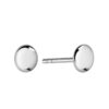 Kolczyki owalne basic 5mm | srebro 925