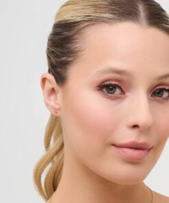 Kolczyki serca żółtego złota 585 KZC6692 - Obrázek 4